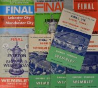 FA Cup Final Football Programmes to include 1959, 1960, 1961, 1962, 1966, 1967, 1968 and 1969. Good.