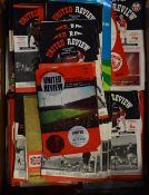 Collection of Manchester United home Football programmes covering 1960's, 1970's and 1980's good