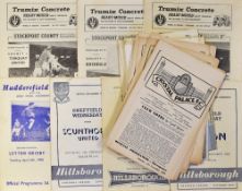 Collection of 1950's football programmes to include Crystal Palace v. 1955/56 West Ham United (F),