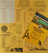 Wolverhampton Wanderers Reserves homes v Bury football programmes seasons 1960/61, 1961/62, 1962/63,