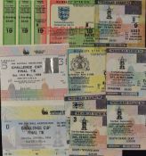 1980's FA Cup Final tickets at Wembley, to include 81, 82, 83, 84, 85, 86, 87, 88 & 89 Fair-Good. 9