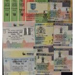 1980's FA Cup Final tickets at Wembley, to include 81, 82, 83, 84, 85, 86, 87, 88 & 89 Fair-Good. 9