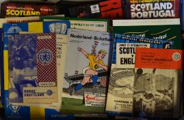 Collection of big Football Programmes to include Scotland internationals (including aways), inter-