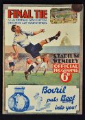 1931/32 Arsenal v Newcastle United FA Cup Final football programme 23 April 1932, appears with minor