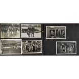 1947 Photographic Album of the South African Football Touring team leaving Durban and arriving and