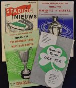 1963 European Cup Winner Cup Final Atletico Madrid v Spurs Football Programme (stadium edition),
