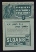 1939/40 Football League Jubilee Benevolent Fund game Tottenham Hotspur v Arsenal football