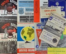 Mixed Selection of Football Programmes including 1958 Natal v Preston North End, England v USSR,