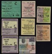 Football match tickets to include FA Cup Finals 1962 Spurs v Burnley, 1963 Manchester United v