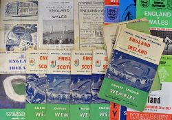 England v Home Nations Football Programmes to include 1946 v Scotland (Bolton Disaster International