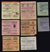 Manchester United home match tickets in the FA Cup to include 1963/64 Sunderland, Barnsley (away),