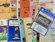 Collection of Foreign club Football programmes covering European, domestic league etc from 1960's