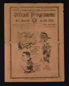 1934/35 Tottenham Hotspur v Wolverhampton Wanderers Football programme dated 8 September 1934