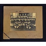 1925 New Zealand Kiwi Rugby League team photograph: on original photographer's mount with hand