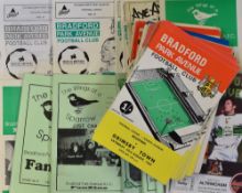 Collection of Bradford Park Avenue 1969/1970 (last league season) home Football programmes to