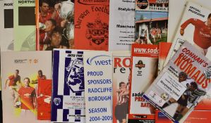 Selection of Manchester United Friendly Football programmes includes 2005 Wrexham, Corinthian