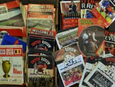 Quantity of late 1950s onwards Manchester United Football Programmes incomplete, running through