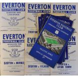 Collection of 1950's Everton home football programmes 1954/55 (3), 1955/56 (3), 1956/57 (4)