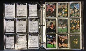 1991 New Zealand Regina Inaugural Collectors rugby cards -issued by Regina on behalf of N.Z.R.F.U.