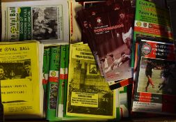 Collection of Welsh non-league club Football programmes (1 box of quantity).