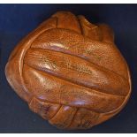 Springboks v Newcastle Signed Leather Football includes players Botha, Warren, Salter, Kloner,