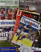 2013/14 Wolverhampton Wanderers away friendly match programmes to include Chesterfield, Barnsley, W