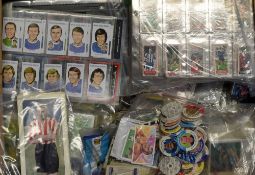 Large Quantity of Assorted Football Trade/Cigarette Cards and includes Pro Set, Panini Cards, Merlin