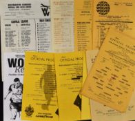 Wolverhampton Wanderers Reserves v Aston Villa football programmes for seasons 1960/61, 1961/62,