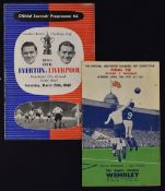 1950 FA Cup semi-final Liverpool v Everton Football Programme at Maine Road 25 March 1950. 1950 FA