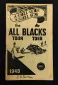 1949 Shell Guide For The New Zealand All Blacks tour to South Africa booklet - 32pp including player