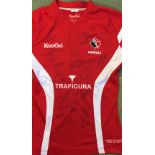 2010 Canada Rugby Signed Jersey - official Kooga Canada Rugby match shirt, size large, with 23