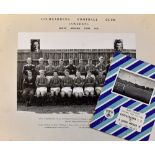 1955 Djurgardens (Sweden) v A South African XI Football Programme and Print date 16 July at Rand