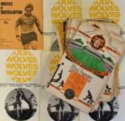 Collection of Wolverhampton Wanderers home programmes to include 1952/53 Burnley, 1953/54 Birmingham
