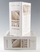 2011 Rugby World Cup Programmes presentation boxed set of 48 official match programmes: ltd
