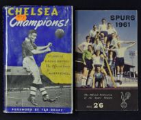 1961 Double Season Tottenham Hotspur Players Official Booklet publication with player profiles/