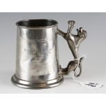 1971 British & Irish Lions Rugby New Zealand tour presentation pewter tankard - given to Ray