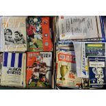 Late 1960s onwards Manchester United Football Programmes includes homes and aways, few youth and