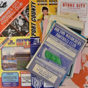 Selection of Mixed Football programmes to include 1961/62 Bolton Wanderers v Ipswich Town (