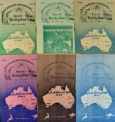 1947 South Africa tour of Australia Football Programmes to include NSW, Northern Districts,
