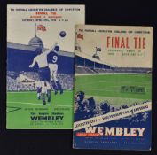 1949 + 1950 FA Cup Final Football Programmes. Fair-Good. (2)