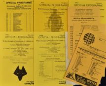 Wolverhampton Wanderers Reserves v Nottingham Forest football programmes seasons 1967/68, 1968/69,