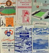 1950s Football Programmes includes 50/51 Preston North End v Luton Town, 51 Preston North End