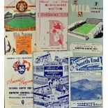 1950s Football Programmes includes 50/51 Preston North End v Luton Town, 51 Preston North End