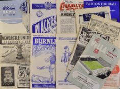 Collection of Manchester United away Football programmes to include 1946/47 Arsenal 1948/49