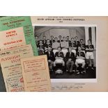 1955 South Africa Tour of Australia Programmes and Print includes v Western Australia, Sydney (