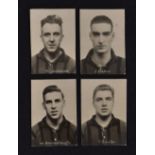 Wolverhampton Wanderers black & white player portraits circa 1928 small card sized with the