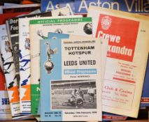 Assorted 1960s Football programmes a wide selection of teams included, worth inspecting, condition