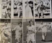 Leeds United Press Photographs black and white photographs with stamps to reverse, 1989 - 1991