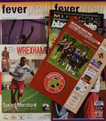 2009/10 Wolverhampton Wanderers away friendly Football Programmes to include Walsall,
