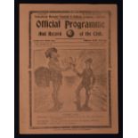 Pre-war 1930/31 Tottenham Hotspur v Wolverhampton Wanderers Div. 2 Football Programme, 4 pager dated